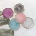special painting octagonal nail color palette resin agate crack decoration