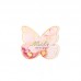 nail art crystal agate retro style butterfly resin nail painting palette tool