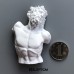 Gypsum half face ins wind retro celebrity head portrait European classical statue resin magnetic sticker