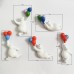 zakka polar bear resin decoration crafts creative home animal soft magnetic fridge sticker