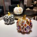 creative colorful resin crafts pumpkin water transfer decoration