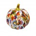 creative colorful resin crafts pumpkin water transfer decoration