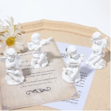 Nordic fashion sculpture ornament mini Cupid Eros little angel resin plaster texture shooting props