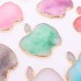 Agate painted nail display board tool resin apple-shaped palette