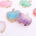 Agate painted nail display board tool resin apple-shaped palette