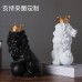 Wholesale New Crown Lion Desktop Resin Crafts Nordic Light Luxury Living Room Ornaments