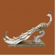 Hot Selling Resin Statue Animal Figurine peacock decoration bird