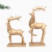 Creative living room TV cabinet home decorations animal deer sculpture resin crafts statue elk ornaments