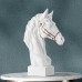 Living room cabinet office resin decoration Nordic horse figurines gifts crafts horse head statue sculpture for home decor