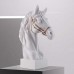 Living room cabinet office resin decoration Nordic horse figurines gifts crafts horse head statue sculpture for home decor