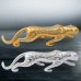 hot-selling animal figurine statue lion tiger leopard decor ornament gift resin leopard for Office Home Decoration