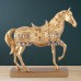 home ornament resin horse decor resin crafts accessories resin horse statue sculpture for home decoration