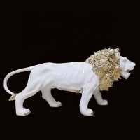 98cm custom animal Statue lion Crafts Sculpture Decoration Resin Lion Crafts for home decor interior accessories
