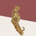 Decor gift panther resin animal ornament for home office living room