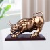 Wholesale custom cheap Polyresin cattle crafts home office hotel decoration gifts  resin wall street bull statue