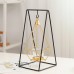 Ins Nordic wrought iron metal crafts geometric chandelier candle holder wedding props
