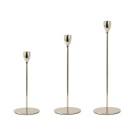 table candle wedding Christmas wholesale Nordic golden candlestick metal straight candlestick