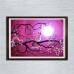 DIY Diamond Painting Colorful Cat Tree Flower Moon Cross Stitch Embroidery Decoration Resin Mosaic Round Full Diamond 40*30cm