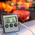 Digital Food Meat Cooking Kitchen Thermometer for Smoker Grill Oven BBQ Clock Timer with Stainless Steel Probe