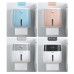Toilet tissue box toilet toilet paper rack toilet box free punch waterproof roll paper tube creative pumping tray Double Tissue Box-Blue