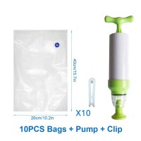 Sous Vide Bags Food Vacuum Sealer Bags with Rechargeable Vacuum Pump Freezer Safe Food Storage for Kitchen Outdoor
