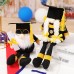 Graduation Gnome Doll Graduation Ceremony Gift Wearing Bachelor Cap Plush Doll Ornament Class Table Decoration