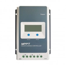 Tracer-AN Series (10-40A) MPPT Charge Controller 12/24V,Max.PV Voc 100V Negative Grounded Solar Battery Charge Regulator with LCD Display for Lead-Acid, Lithium Batteries