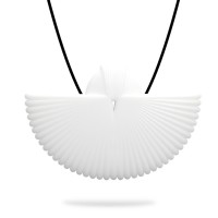 Tomfeel 3D Printed Jewelry Fan Elegant Modeling Pendant Jewelry Necklace Accessories